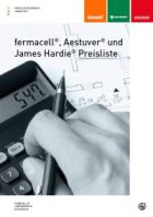 fermacell®, Aestuver® und James Hardie® Preisliste 2019